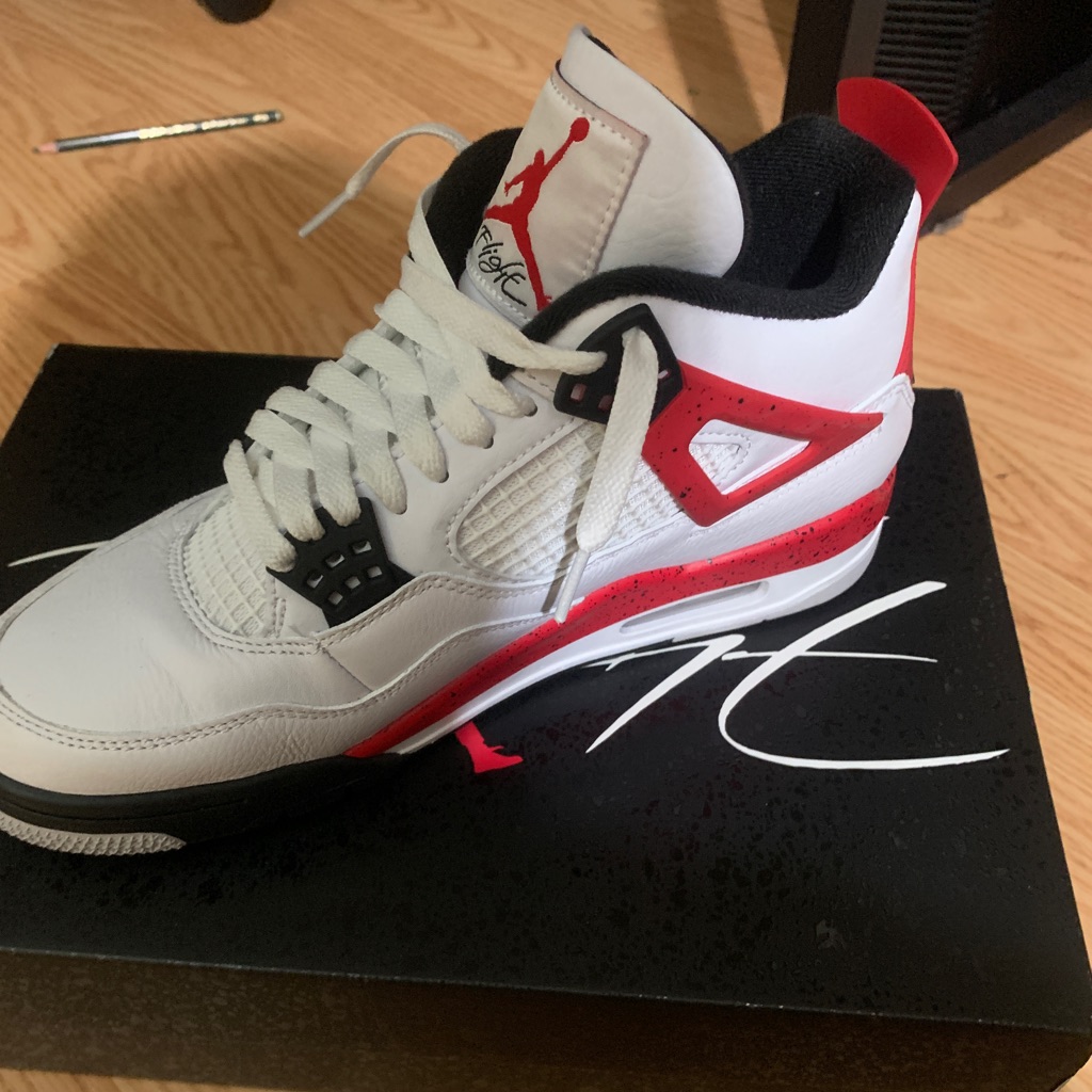 Jordan 4 Red Cement Jordan 4 Red Cement